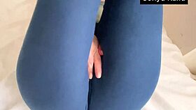 big ass curvy milf in jeans pounded hard doggystyle homemade pov
