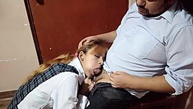 peruvian latina's shaved pussy bent over for hardcore doggystyle hammering