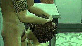 Cheating Wife Fucks Stranger While Husband Sleeps Unaware Sims 4