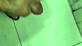 i'm stroking hard watching kleber blast his load in brazilian solo masturbation frenzy