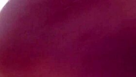 tranny slips huge dildo into pantyhose ass for solo toy fuck frenzy