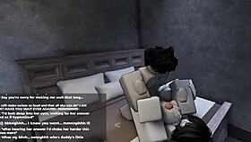 roblox dom teaches impatient girl a hard lesson