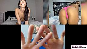 BOLD STEPMOM EYES YOUNG GIRL'S FINGERING PUSSY INTENSELY