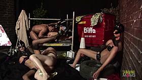 hidden spots perfect for busty milfs' wild group romp