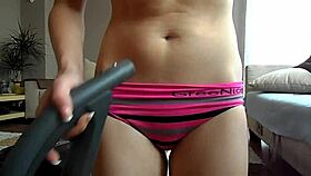 sophie fingers herself at home then strips naked 🔥👣