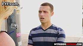 rachael cavalli teases with fake tits before riding cock like a pro milf