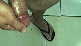 i'm stroking hard watching kleber blast his load in brazilian solo masturbation frenzy