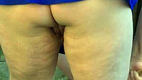 Wife relaxes in garden while i secretly film 😏🌿