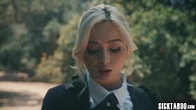 Big Ass Blonde Lexi Lore Takes Cursed Threesome Double Penetration Thrill