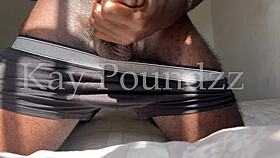 early morning solo session builds to explosive moaning cum climax