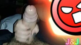 hey, check out this homemade wife slurping up a messy blowjob from her man