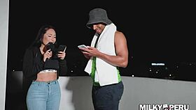 peruvian big ass slut bends over for her first bbc anal pounding from whatsapp stranger gaping wide