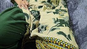 desi babe with big ass and natural tits twerks seductively in bedroom for lover