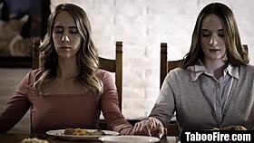 two naughty amateurs get hardcore fucked by horny guy in threesome