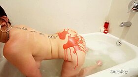 sara jay milf teases pinches her stiff hard nipples