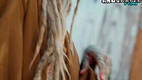 dreadhead goth slut in heels gapes on bwc anal rides toys sloppy 💦🔥