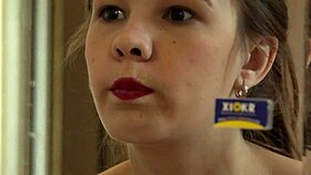 busty milf sneaks to toilet for solo hairy pussy fingering and big tits orgasm play