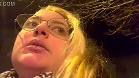 chubby amateur burps publicly in casual outdoor clip