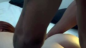 Real couple films homemade redhead ass creampie doggystyle pounding with tattooed girlfriend