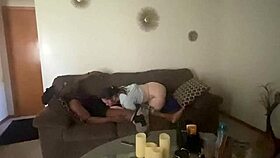 blonde cutie chokes on bbc monster while getting dominated and squirting hard