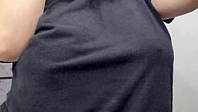 HEAVY BBW TITS JIGGLE With MASSIVE Cleavage TEASE