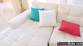 brunette babe seduces older stud to vote democrats in hot taboo fuckfest