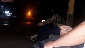 Seriously, flashing my cock at this curvy latina bus slut—watch her deepthroat it wild!