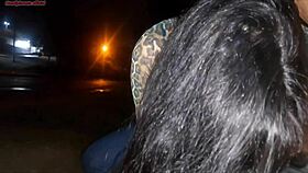 Seriously, flashing my cock at this curvy latina bus slut—watch her deepthroat it wild!