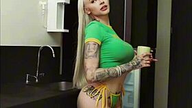 petite blonde 18yo latina squirts sloppy during interview ball sucking riding