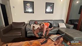 PETITE BLONDE SUBGIRL0831 takes ROME MAJORS HUGE COCK creampie