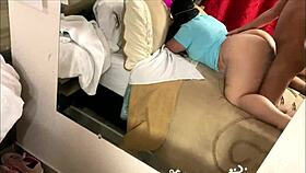 watch her swallow that big cock completely deep