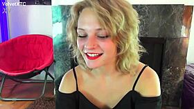 Cute blonde teen DARE TO RIM in casting interview pov