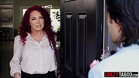 kiki daire bombshell rides elias cash huge cock wildly.