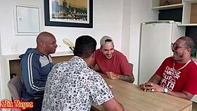 hey, she's such a saint but her hubby's total cuck with that monster black cock