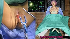 Aria Nicole performs the procedure as nurse with patient