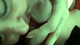 Hey hubby catches me porn watching, joins for outdoor tit jerk
