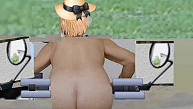 zea812 shakes sexy trans ass in homemade amateur crossdressing clip