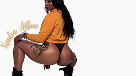 ebony goddess rewards hoodman with intense strapon pegging session