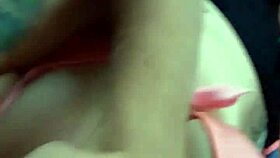 Hey hubby catches me porn watching, joins for outdoor tit jerk