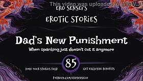 daddy's voice guides her through erotic masturbation punishment to intense orgasm