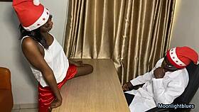 doc, your BBC gives petite ebony the merriest christmas FUCK ever