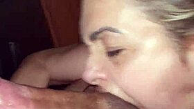 Sharing bed with hot milf leads to creampie passion