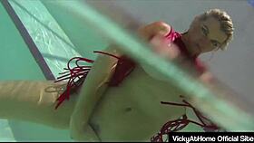 Vicky Vette Drills Hairy Pussy In Ecstasy.