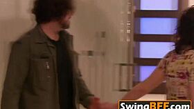 bisexual swingers share passionate kisses and sensual group encounters