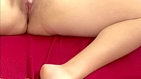 hidden cam spies brazilian redhead's solo ass tease