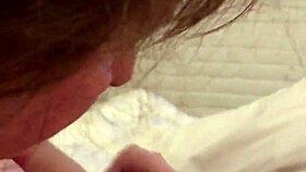 french canadian milf sucks my latin cock like a pro in this hotel