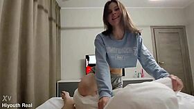 cute roommate won't let him watch tv in peace pov