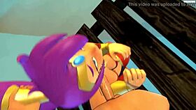 extreme ear fucking montage with massive tits bouncing wildly