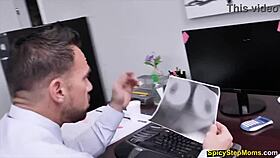 new boss nymph milf sex machine rocks my first office day! 🔥💦👔