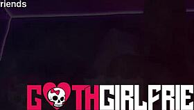 Angel Young Naughty Busty Goth Slut Takes Facial Cumshot